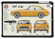 MGB GT 1970-72 Small Tablet Covers